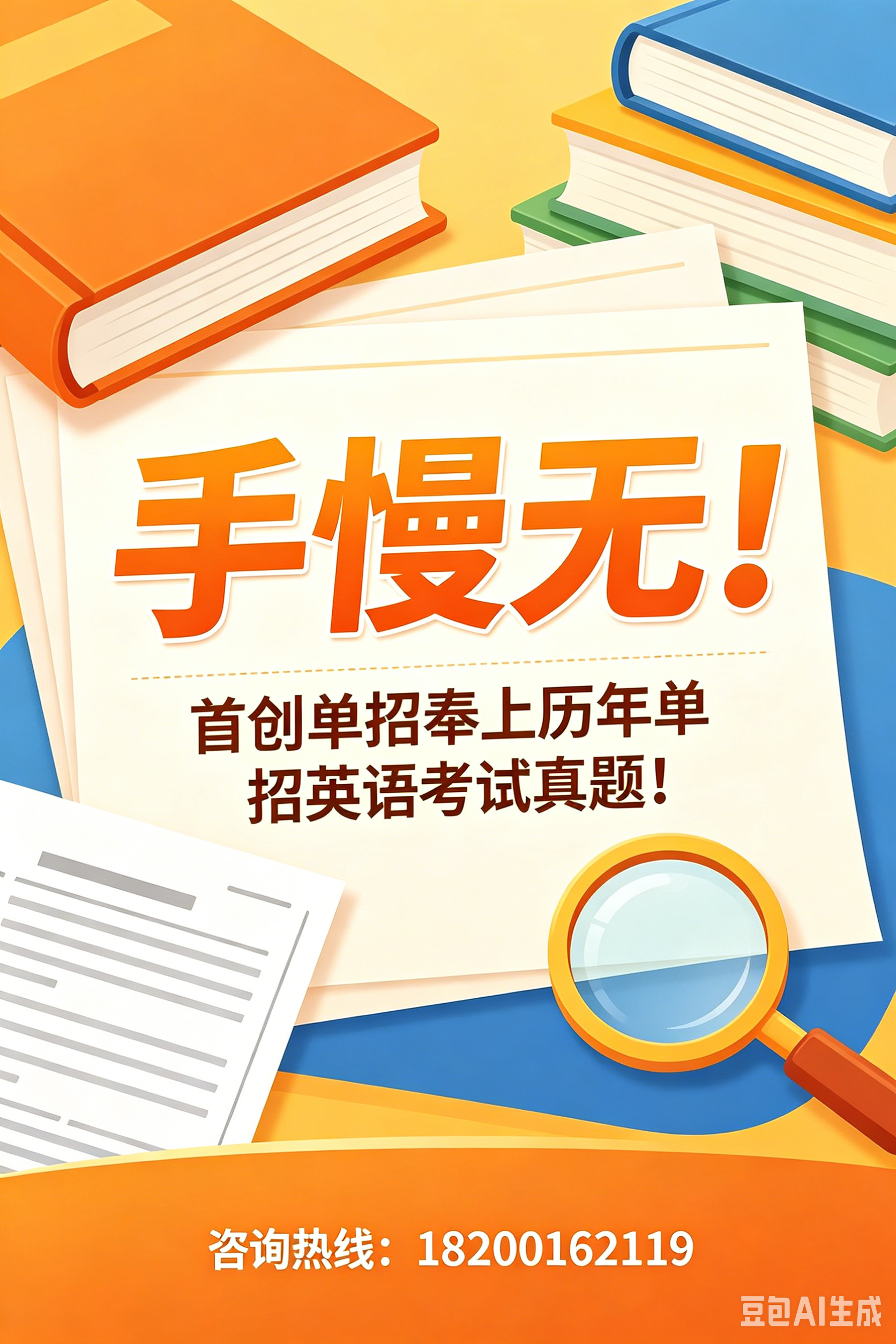 手慢无！成都首创单招奉上历年单招英语考试真题！
